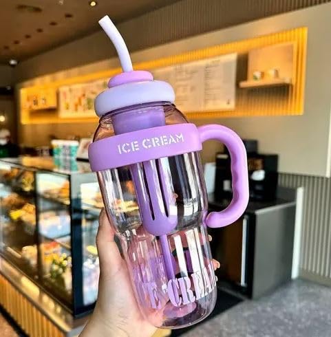 Fruit Infuser Detox Ice Cream Theme Sipper Bottle