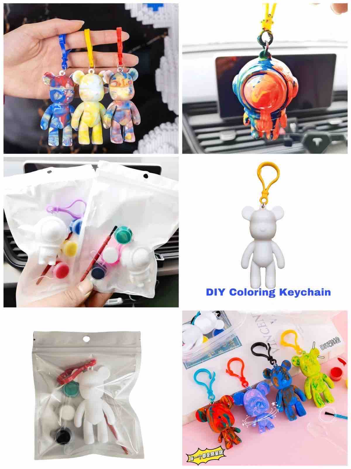 DIY Teddy Keychain