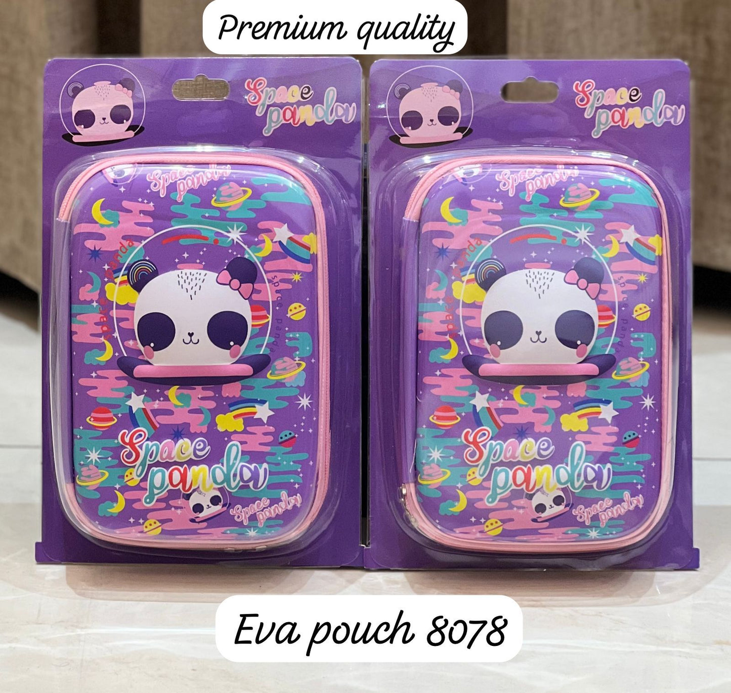 Panda 3D EVA smiggle pouch