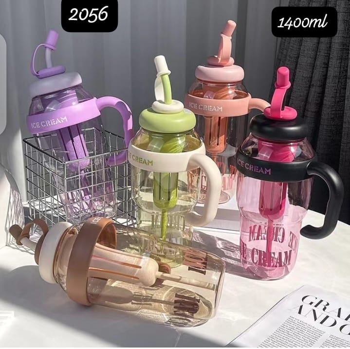 Fruit Infuser Detox Ice Cream Theme Sipper Bottle