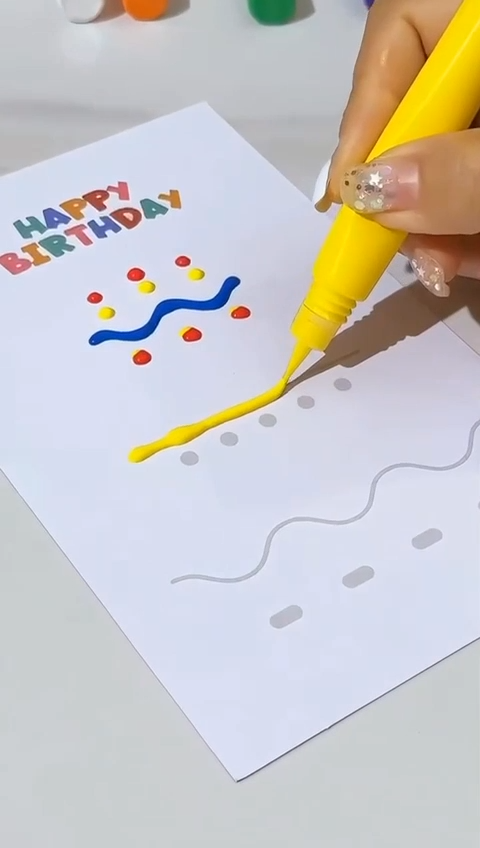 Rainbow scratch off DIY