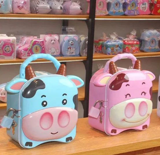 Cow Cartoon Piggy Bank