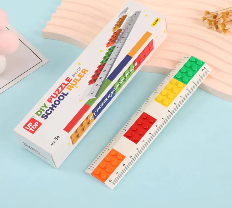 Creative DIY Building Blocks Ruler Set