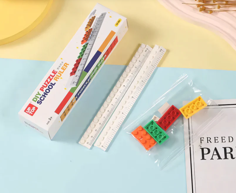 Creative DIY Building Blocks Ruler Set