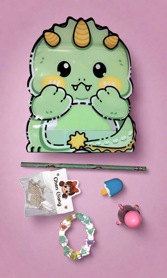 Dino pouch gift pack