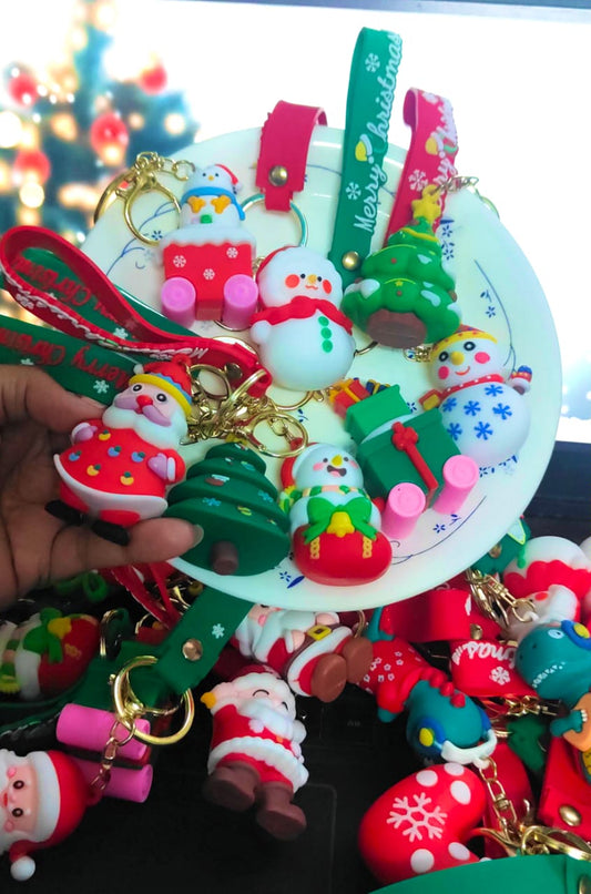 3D Christmas Keychains - set of 2