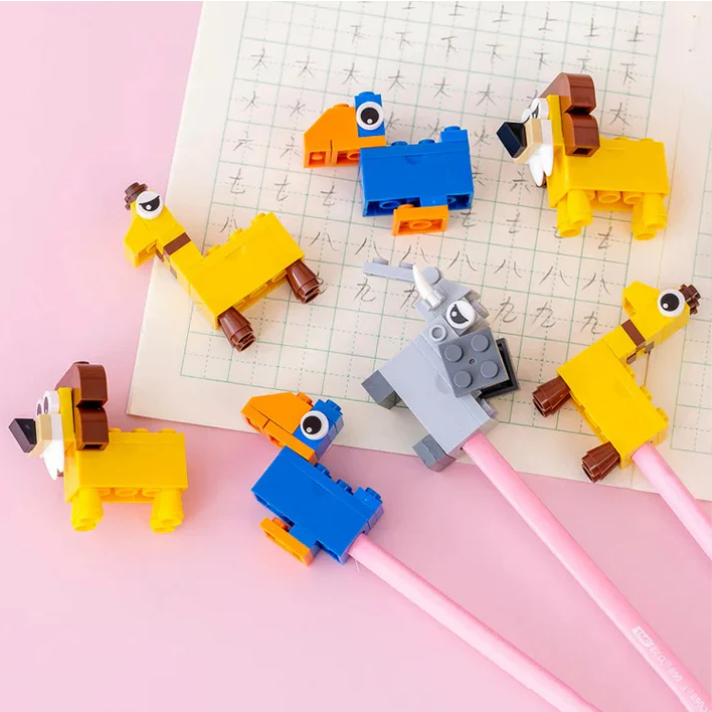 Jungle Family DIY Puzzle LEGO Pencil Sharpener