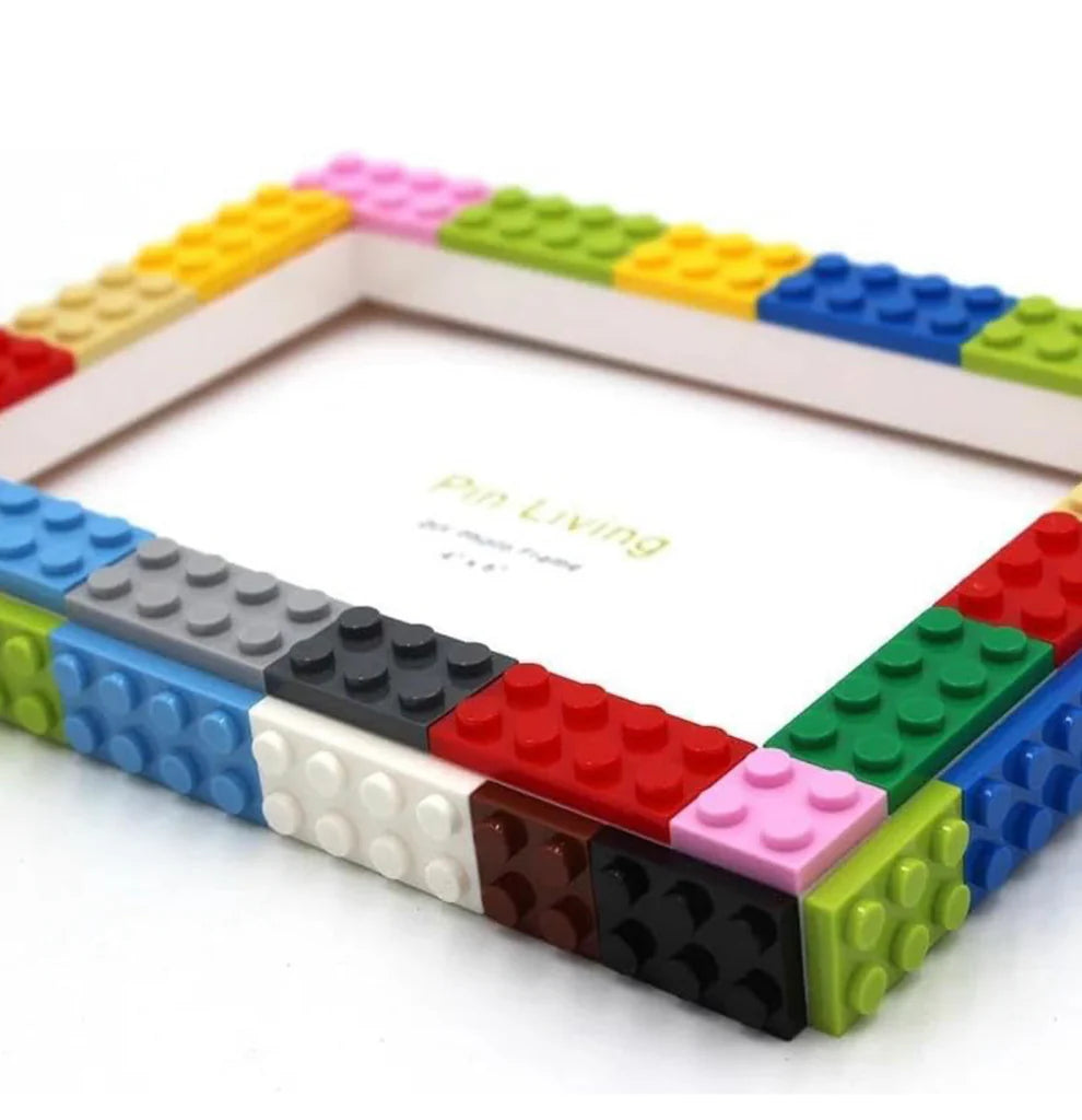 DIY Building Blocks Photo Frame (LEGO Theme)