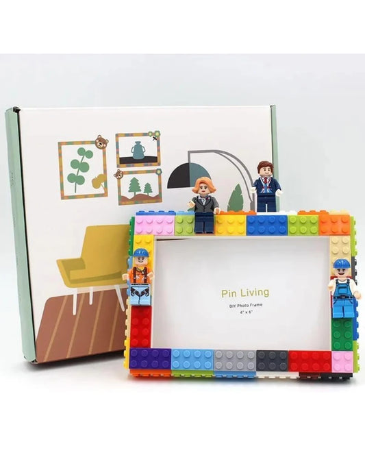 DIY Building Blocks Photo Frame (LEGO Theme)