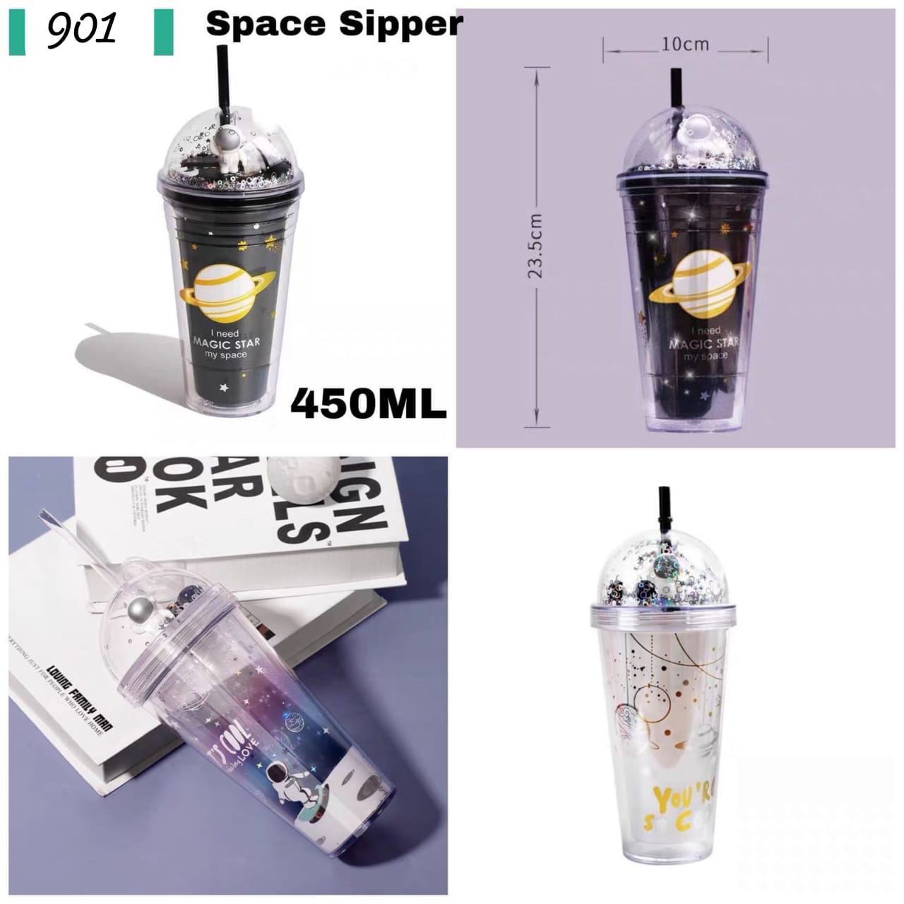 Space Star Galaxy Tumbler - 450ml
