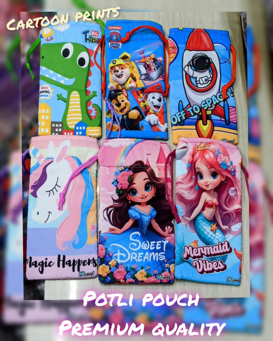 Cute Little Character Printed Potil