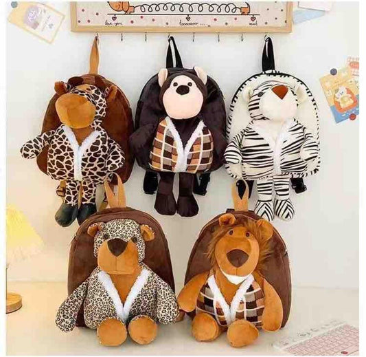 Super cute stuff toy kindergarten bag