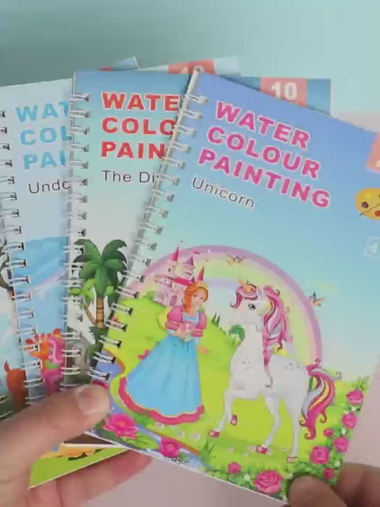 Watercolor Painting spiral book