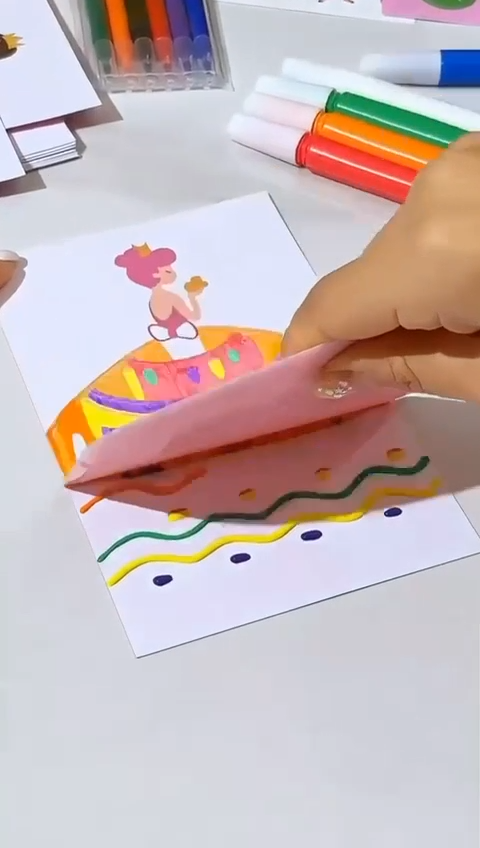 Rainbow scratch off DIY